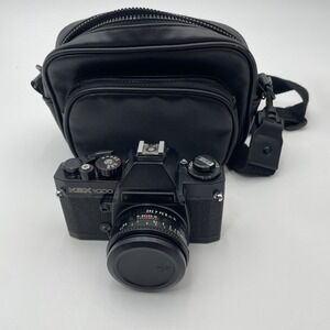 VTG Sears KSX1000 35 mm Film Camera With 1:2.0 50mm Lens+Cap+Case